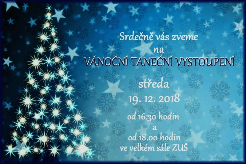 vánoční vystoupení 2018